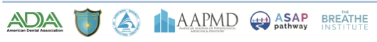 Professional affiliation badges from Dr. Cathy’s biography