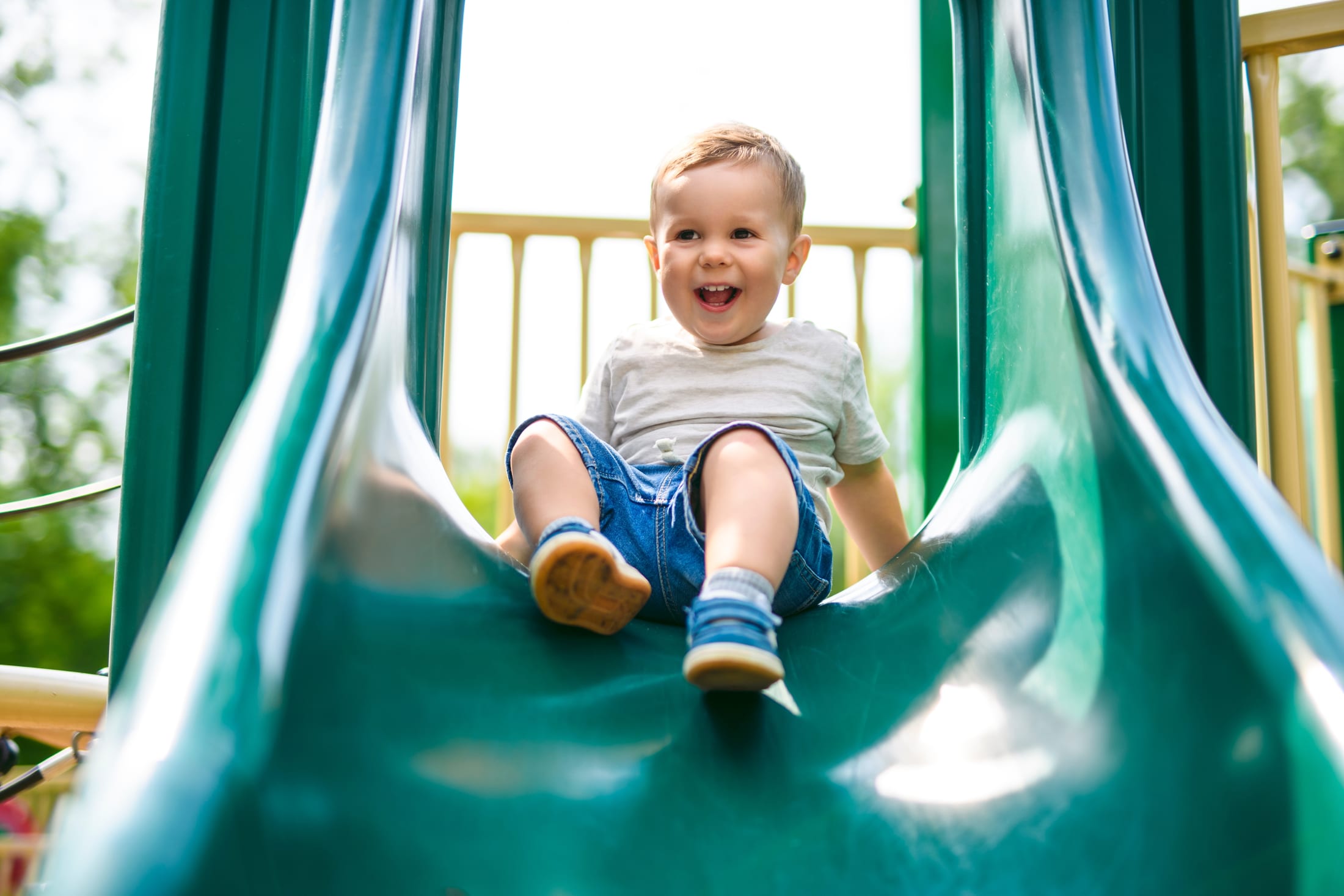 Child smiling after a dental visit